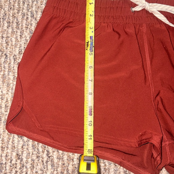 Vuori Women's Brick Red Athletic Shorts - Picture 4 of 8